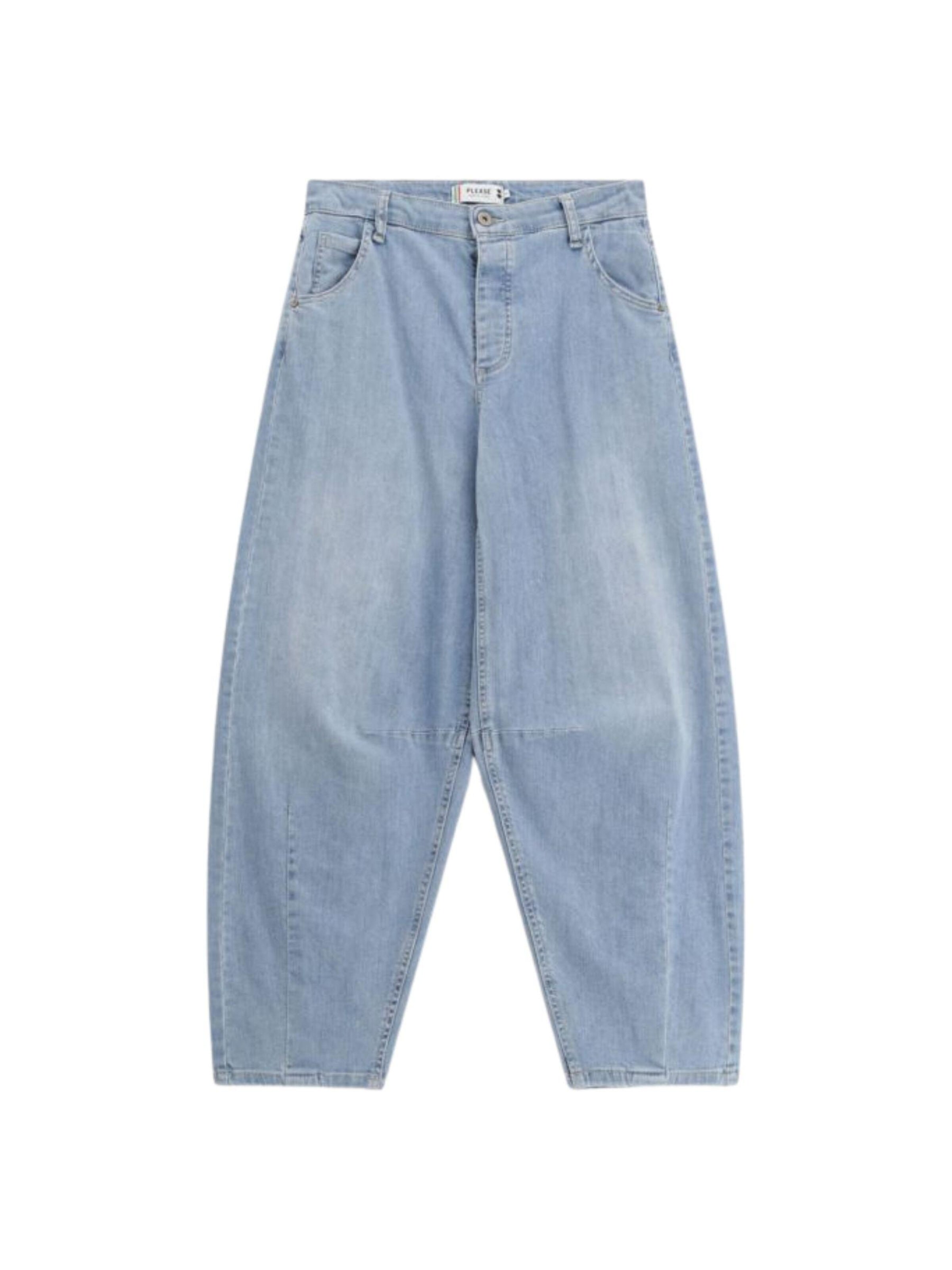 PLEASE Regular Jeans in Blue: front