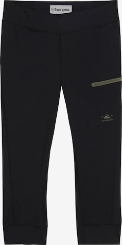 bonprix Skinny Urheiluhousut värissä musta: etupuoli