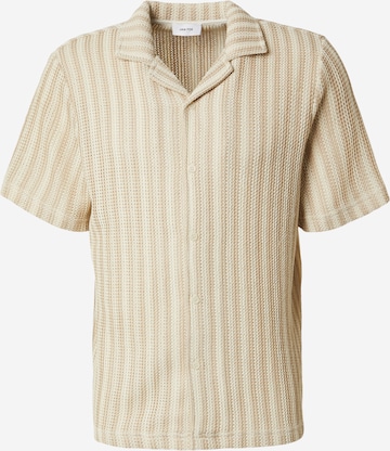 DAN FOX APPAREL Comfort Fit Paita 'Joschua' värissä beige: etupuoli