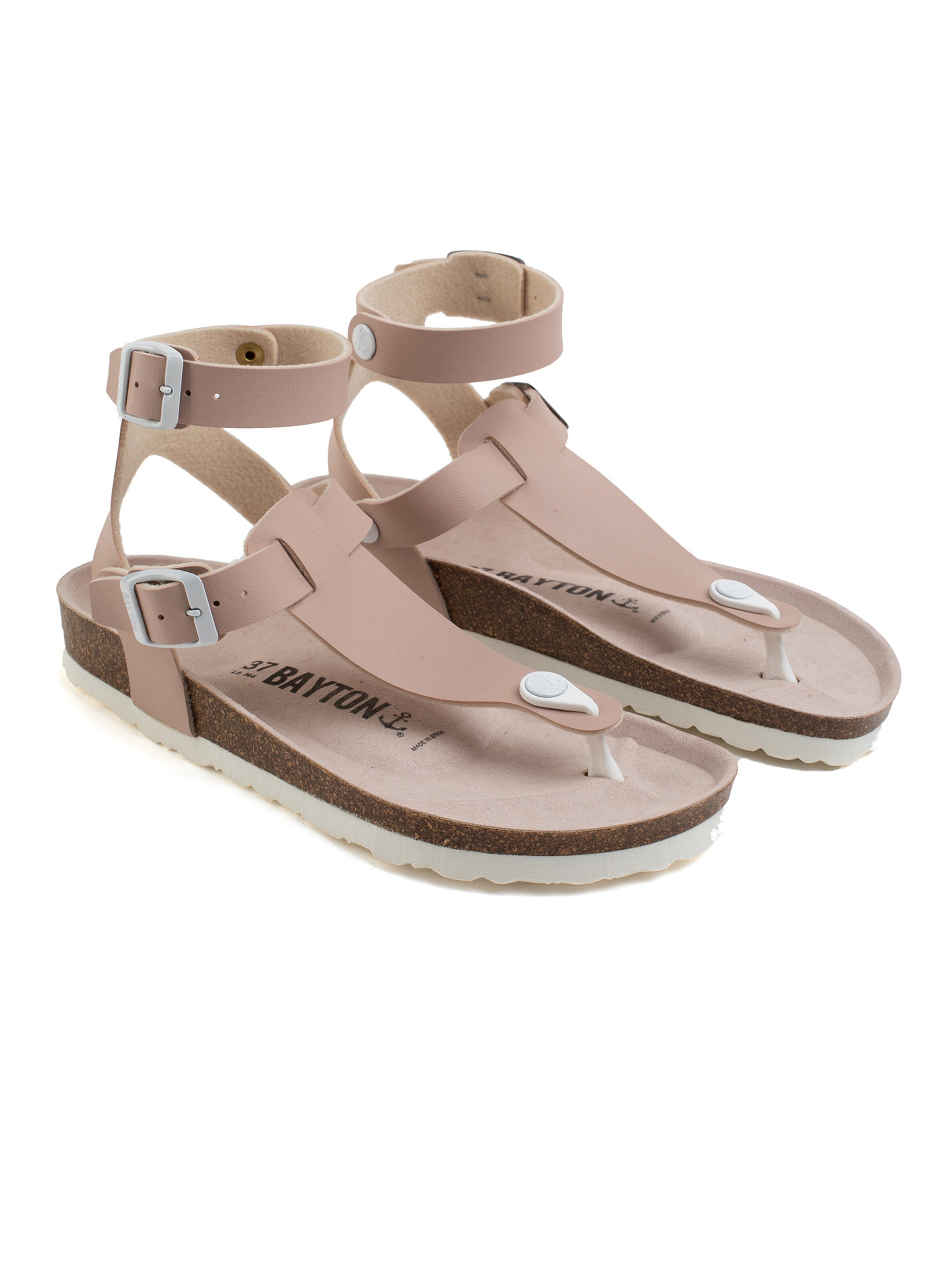Bayton Sandały z rzemykami 'Kwinana' w kolorze beżowy