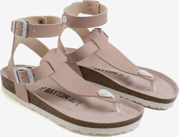 Bayton T-bar sandals 'Kwinana' in Beige