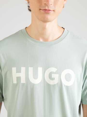 HUGO Koszulka 'Dulivio' w kolorze zielony