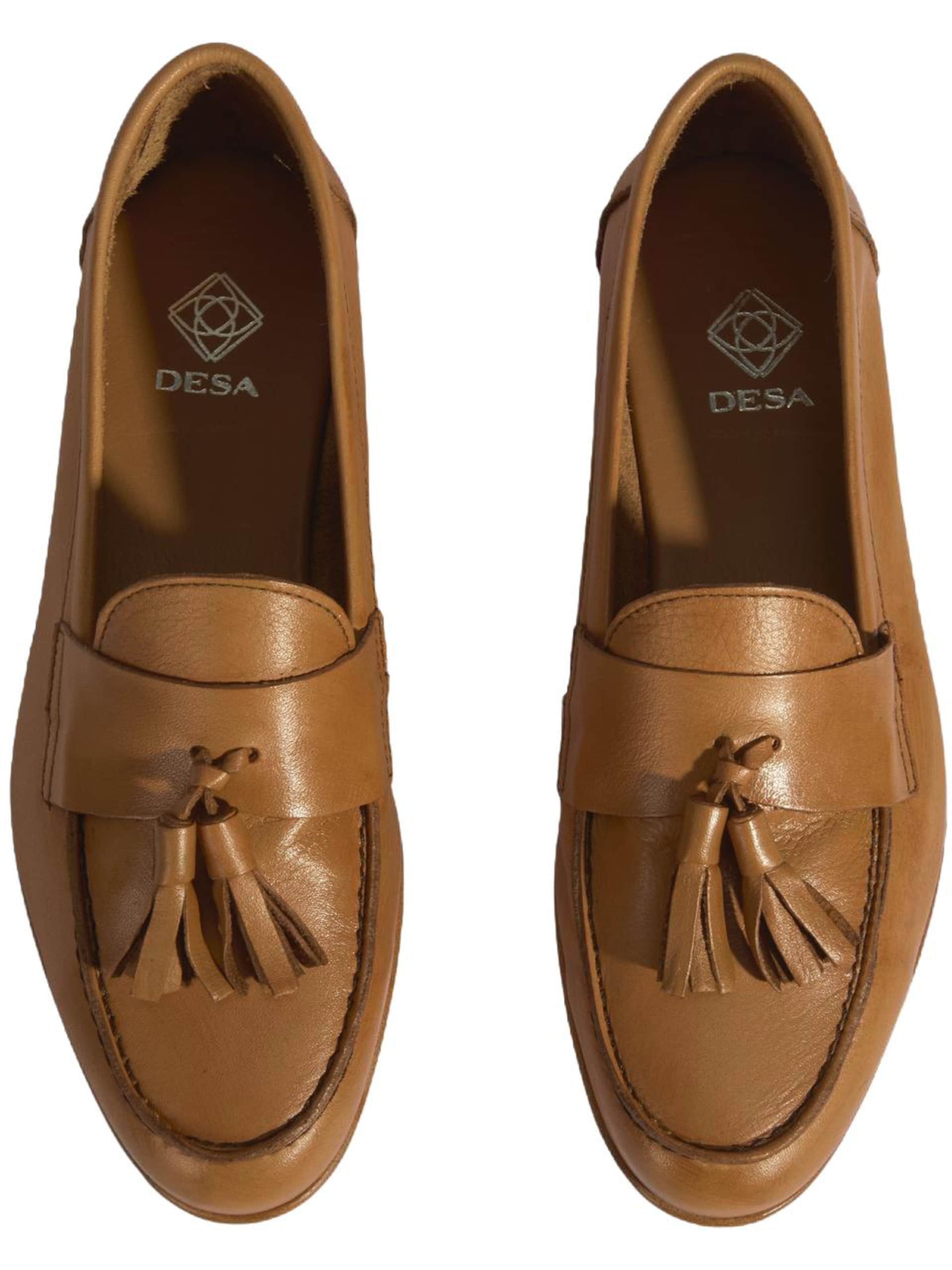 Desa - Mocasines 'Slip-Ons' en marrón