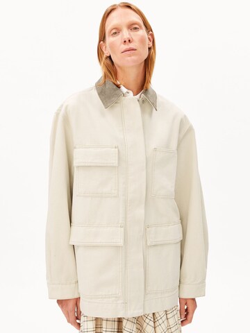 ARMEDANGELS Overshirt WORKWEAR CANVAS in Beige: Vorderseite
