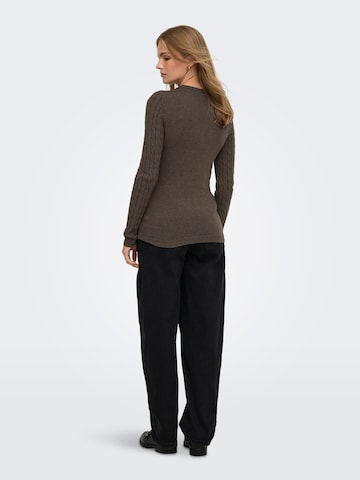 Pull-over 'OLMMera' Only Maternity en marron