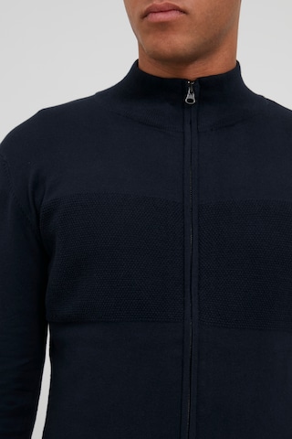 INDICODE JEANS Knit Cardigan 'Ernoldo' in Blue