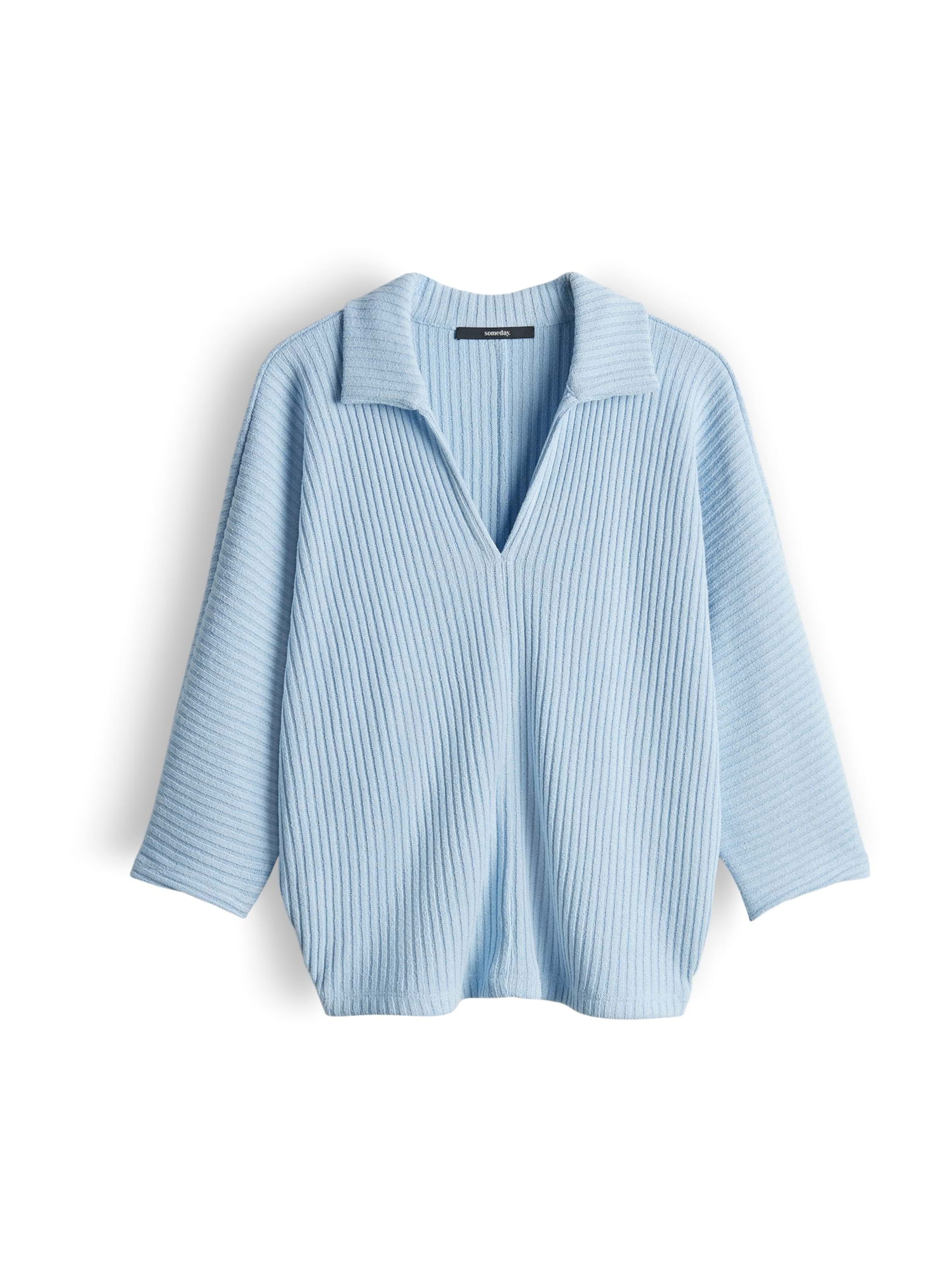 Someday Sweat-shirt 'Uvela' en bleu clair, Vue avec produit