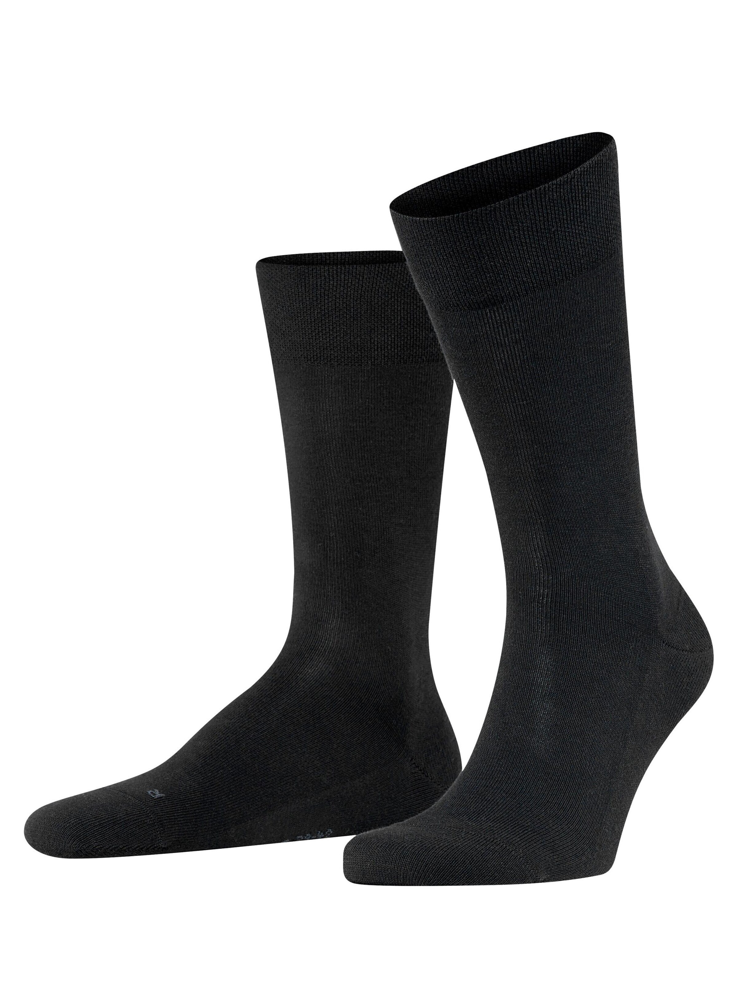 FALKE Socken 'Sensitive London'‌‌‌‌‌‌‌‌‌ in Schwarz: Vorderseite