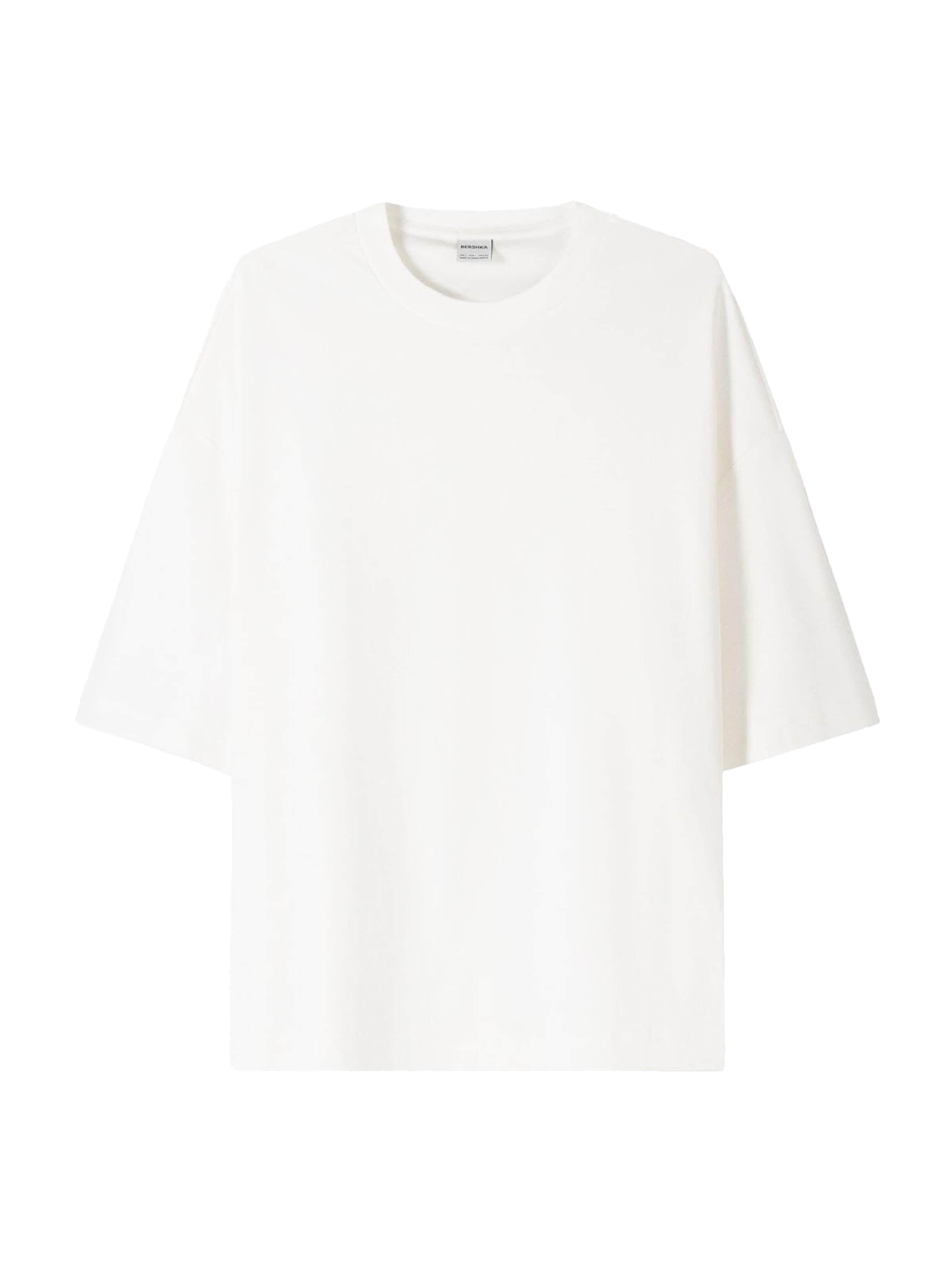 Bershka Tričko - Biela: predná strana