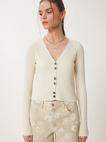 Happiness İstanbul Kardigán - Béžová: predná strana