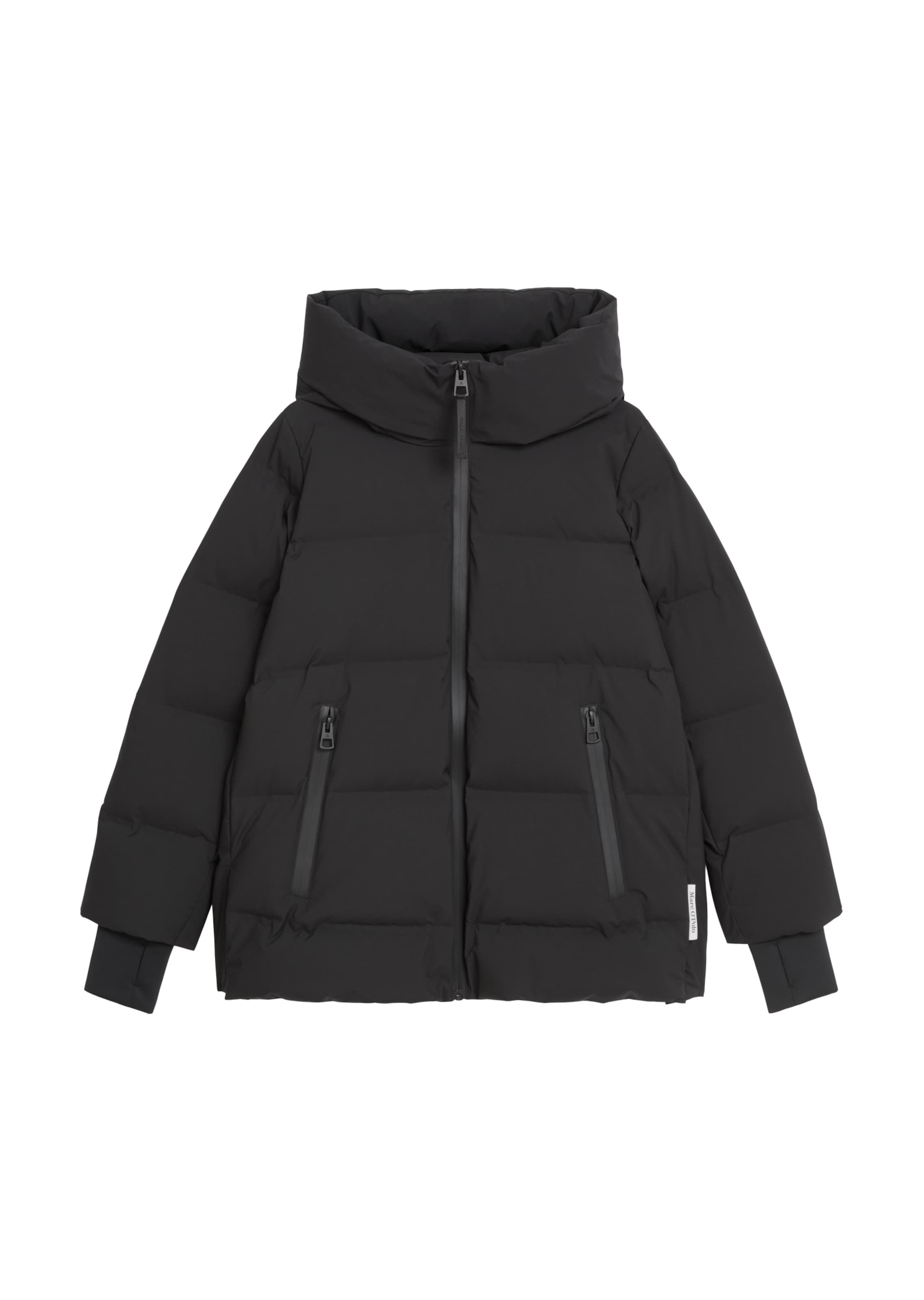 Marc O'Polo Prehodna jakna | črna barva: sprednja stran