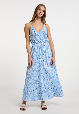 Robe d’été IZIA en bleu : devant