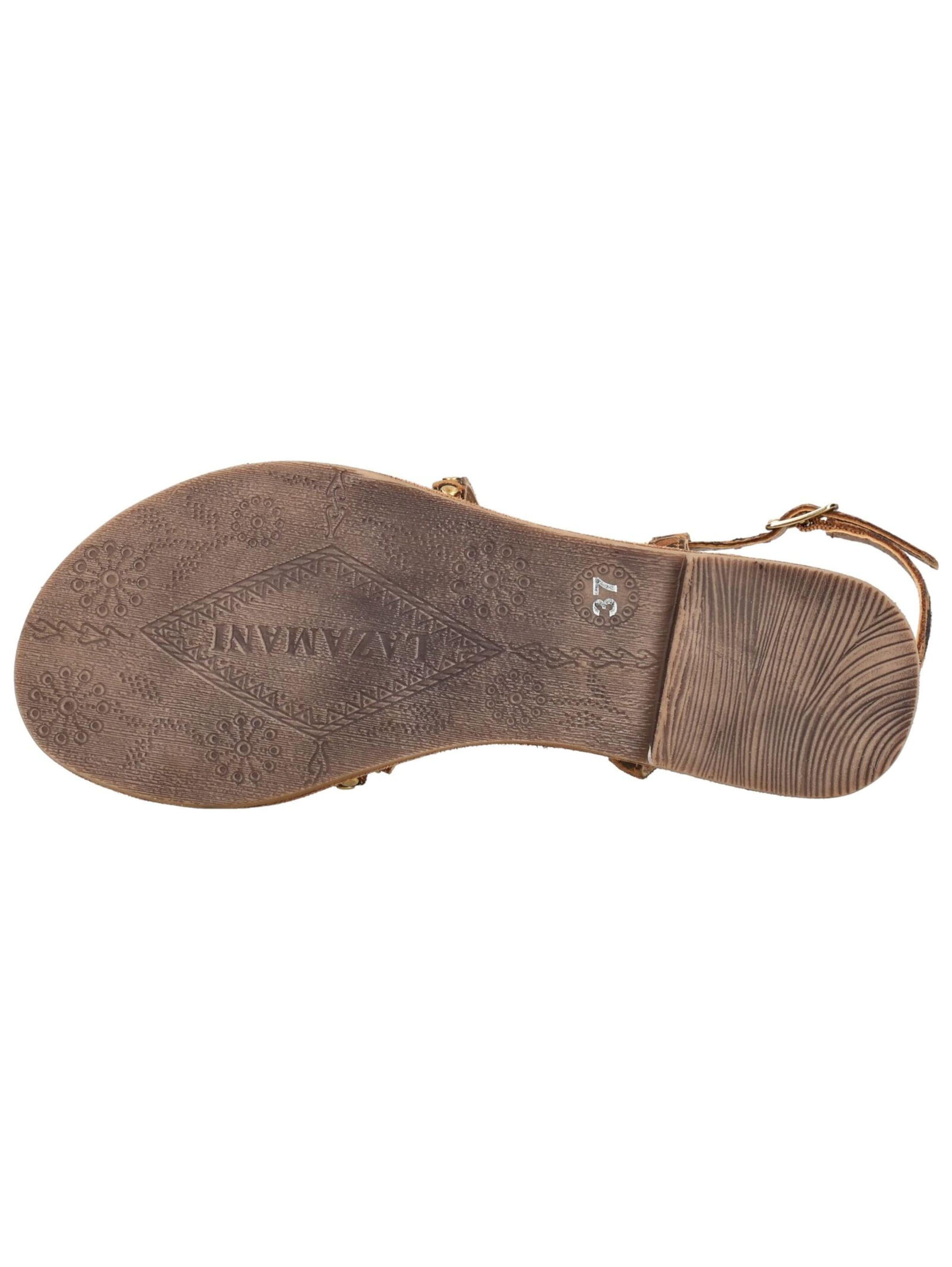 Sandales à lanières LAZAMANI en beige