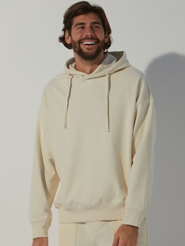 ABOUT YOU x Alvaro Soler Sweatshirt 'Nevio' in Beige: front