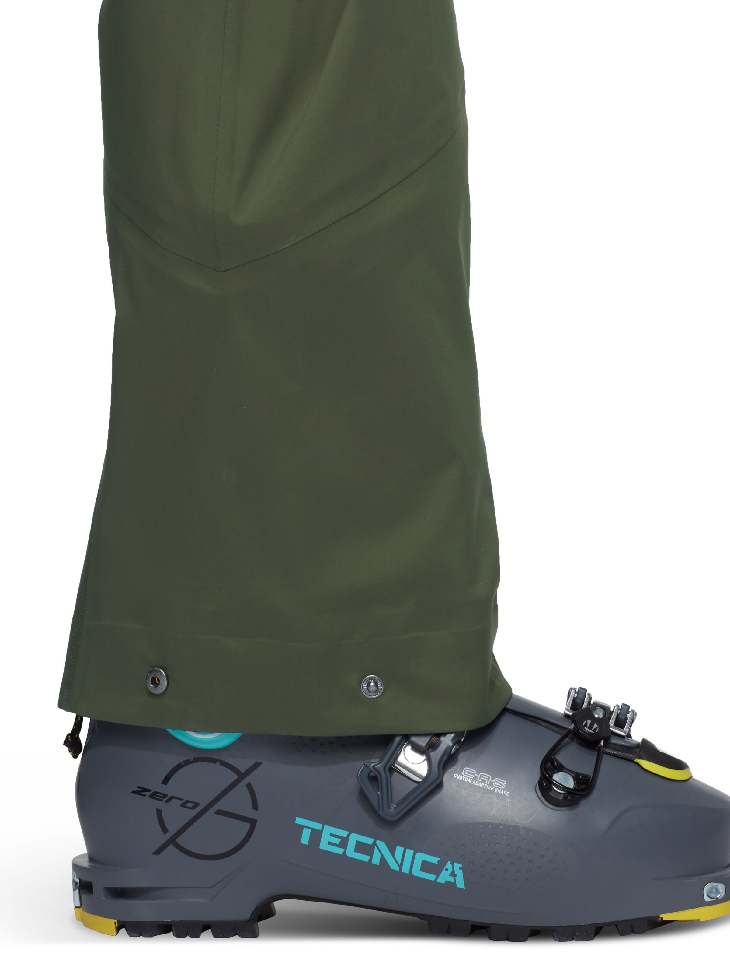MAMMUT Regular Outdoor Pants 'HS Bib' in Green