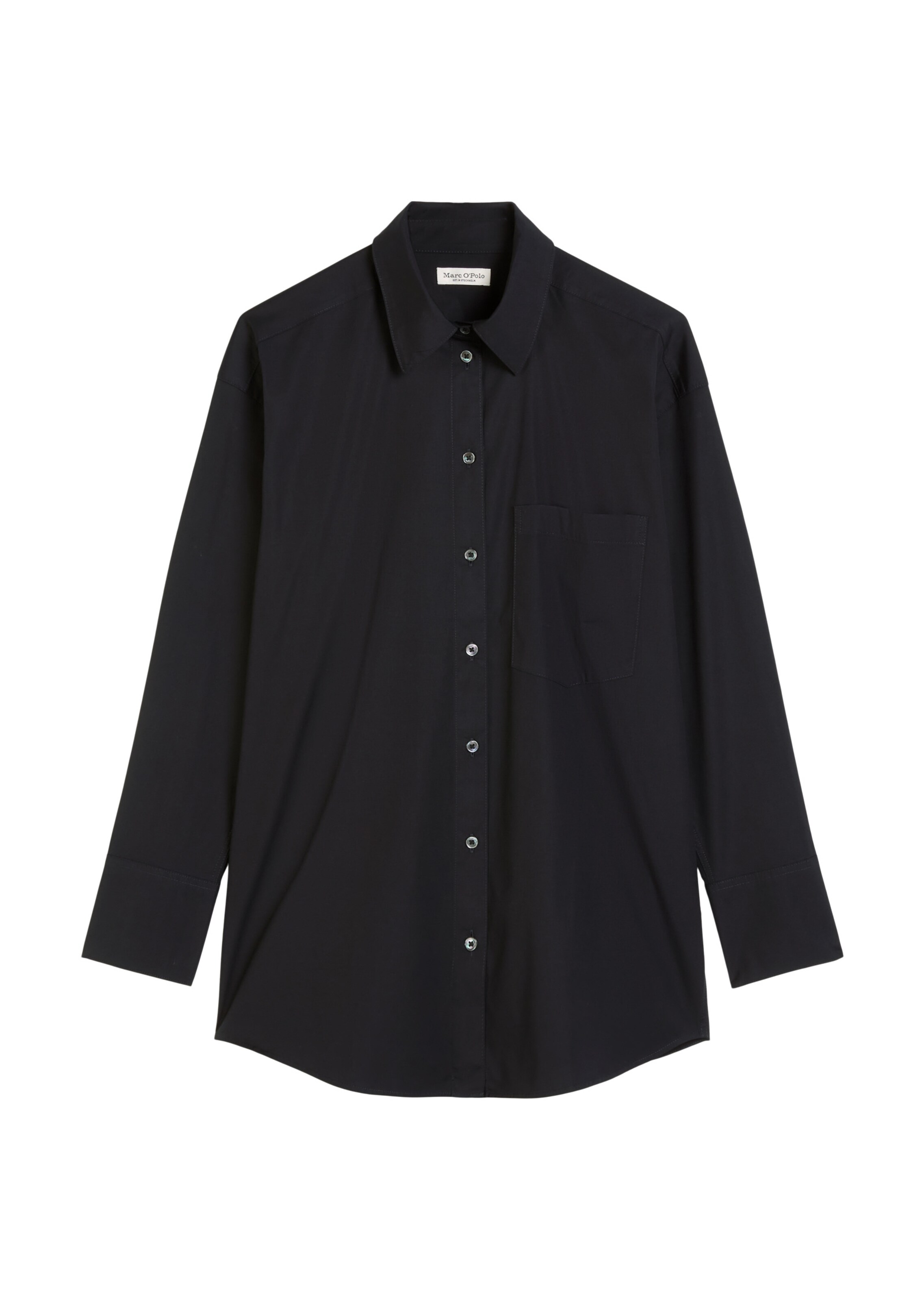 Marc O'Polo Blouse in Zwart: voorkant