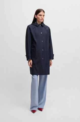 BOSS Trenchcoat 'Prefari-Trvl' in Blau