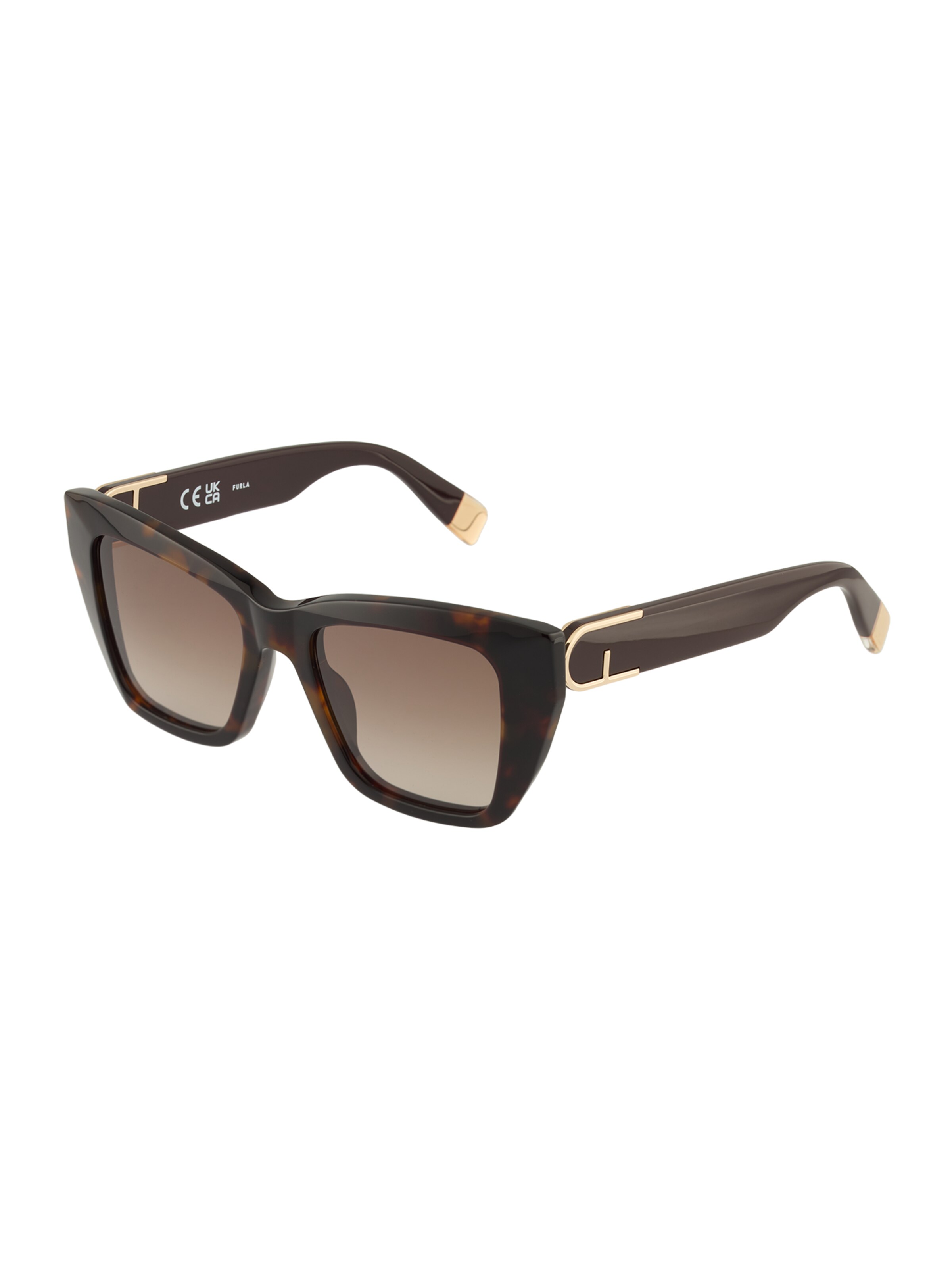 FURLA Слънчеви очила 'SFU882' в кафяво: отпред