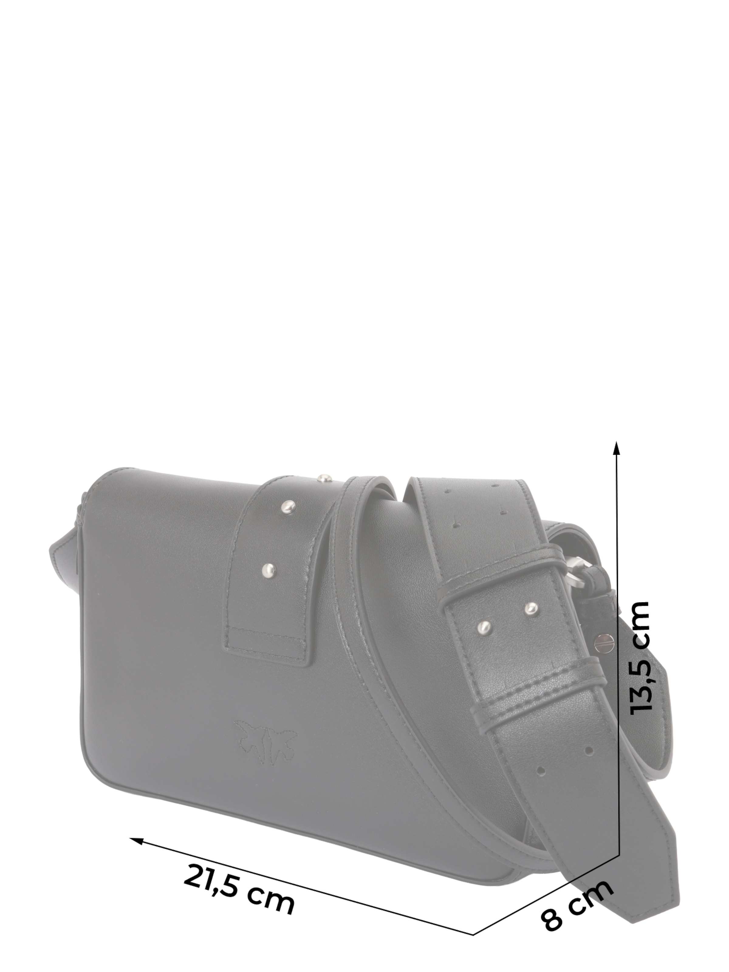 PINKO Crossbody bag 'LOVE ONE CLASSIC' in Black