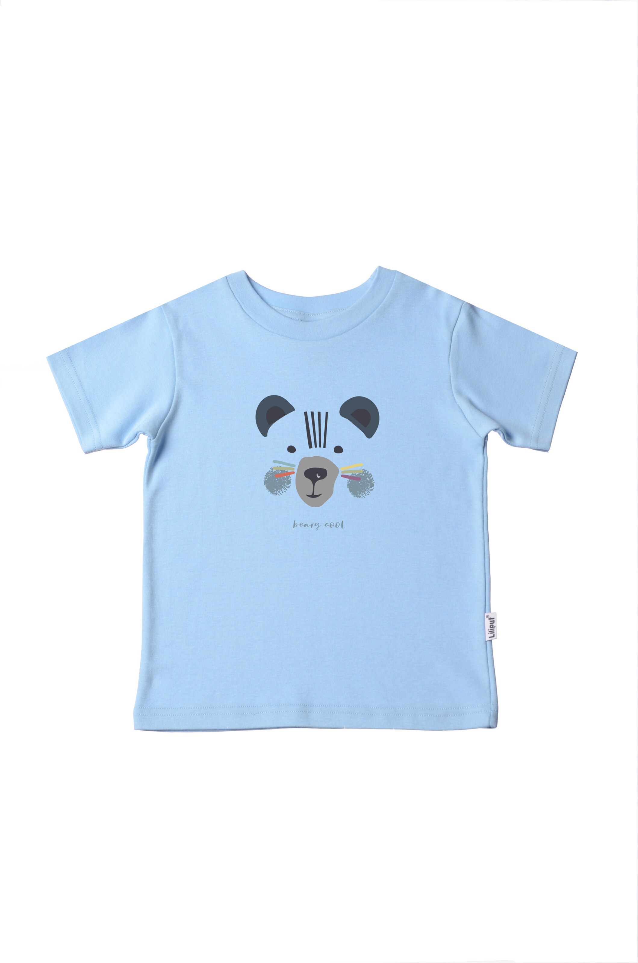 LILIPUT Shirt 'Bär' in Blue: front