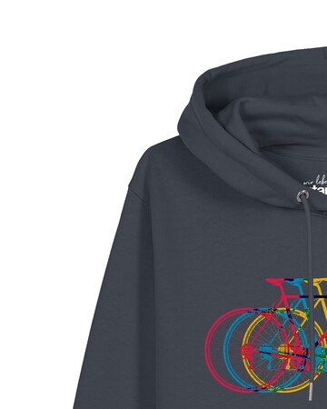 Watapparel Sweatshirt ' Fahrräder ' in Grijs
