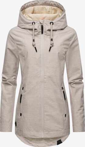 Ragwear Performance Jacket 'Zuzka' in Beige: front