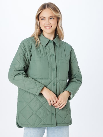 TOM TAILOR DENIM Between-Season Jacket in Green: front