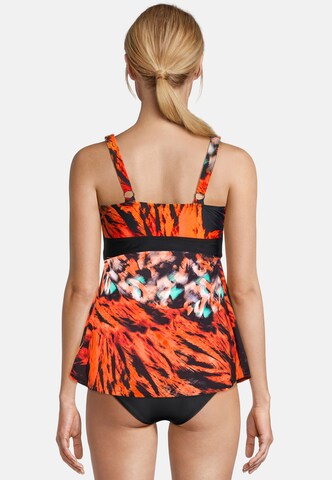 BECO the world of aquasports Bustier Tankini 'Feathers' in Schwarz