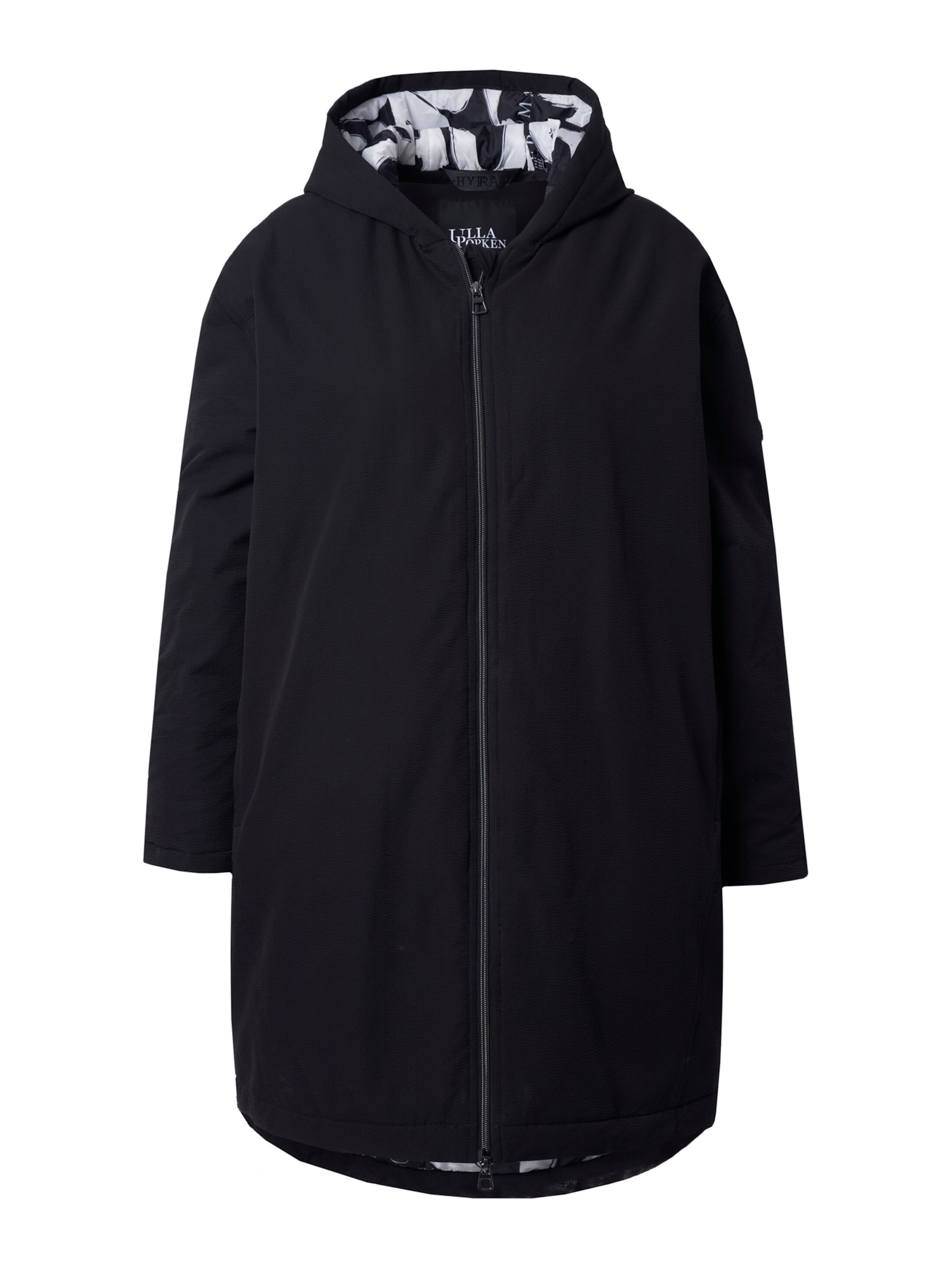Ulla Popken Демисезонная куртка 'Hyprar Spezialist' в Черный: спереди