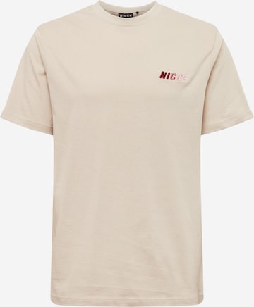 T-Shirt 'COAST' Nicce en beige : devant