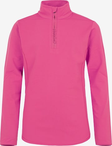 PROTEST Sportsweatshirt 'REFABRIZOY JR' in Pink: Vorderseite
