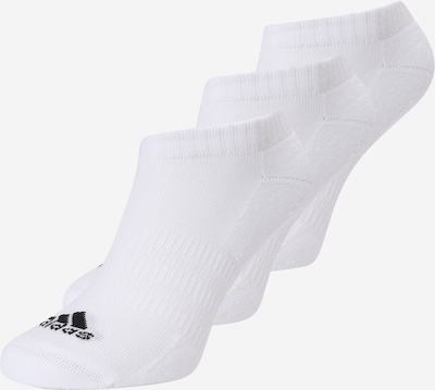 ADIDAS SPORTSWEAR Спортивные носки 'Cushioned -cut 3 Pairs' в Черный / Белый, Обзор товара