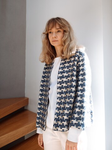 Christine on the clouds - Chaqueta de entretiempo 'Mara Lurex Jacket' en azul