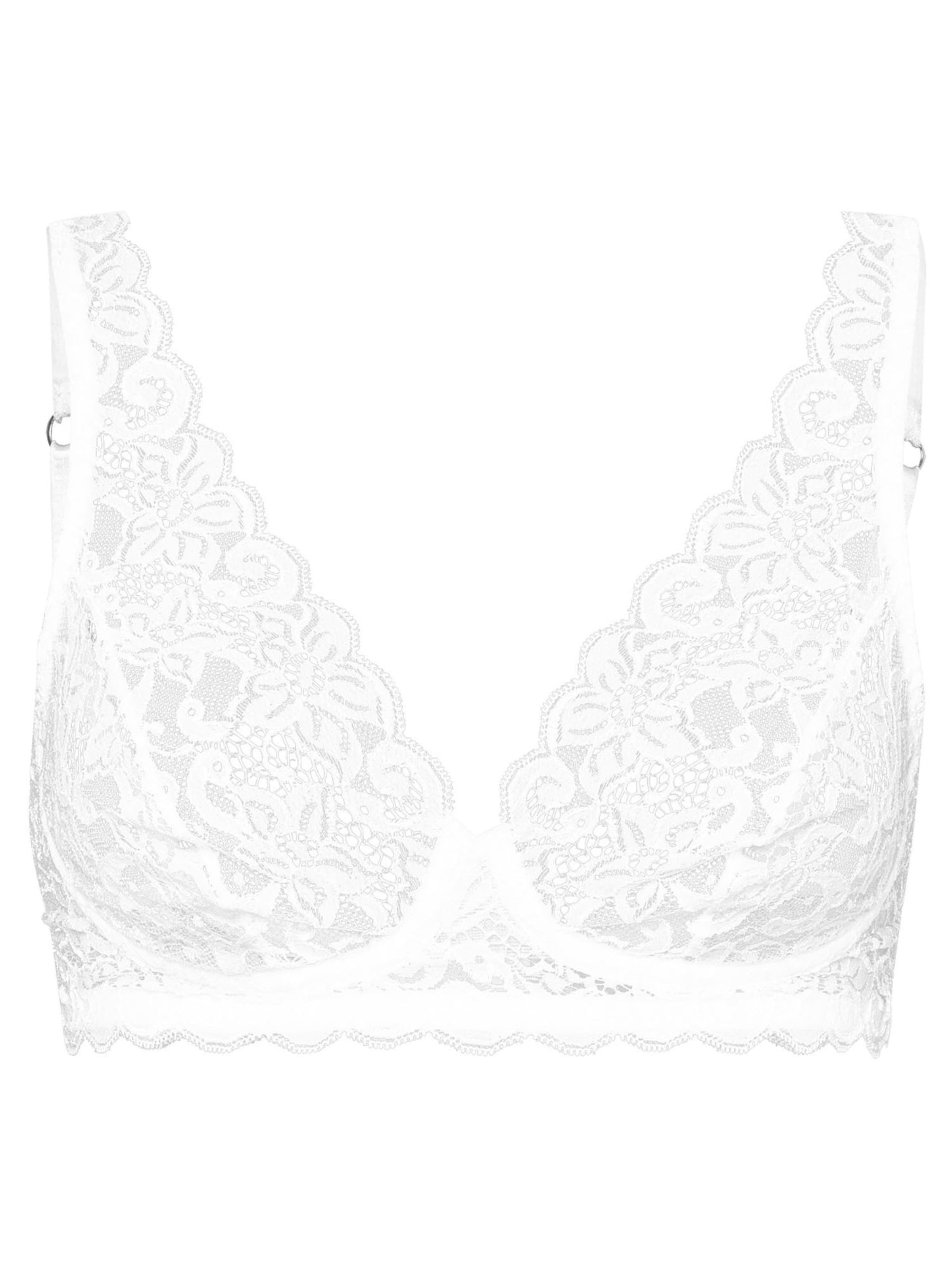Hanro Bra 'Moments' in White: front
