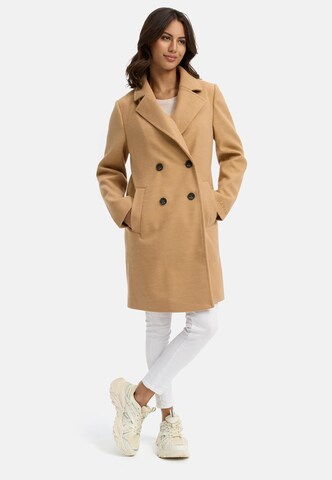 NAVAHOO Between-seasons coat 'Frostjuwel 14' in Beige