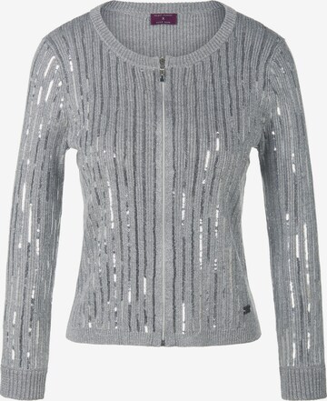 Cardigan TALBOT RUNHOF X PETER HAHN en gris : devant