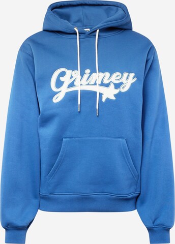 Sweat-shirt 'MADRID' Grimey en bleu : devant