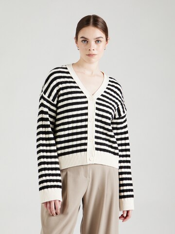 MSCH COPENHAGEN Cardigan 'Kitna' i hvid: forside