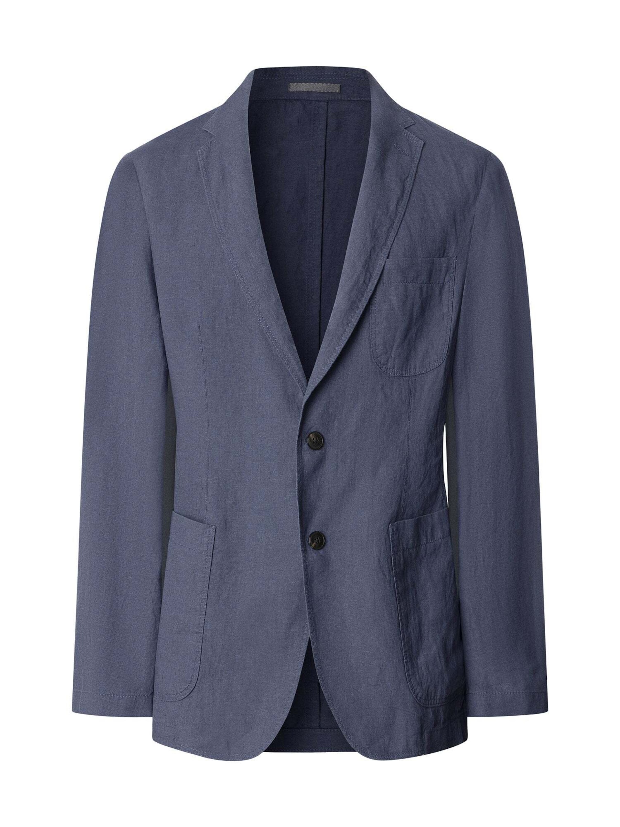 Hackett London Regular Fit Sakko in Blau: Vorderseite