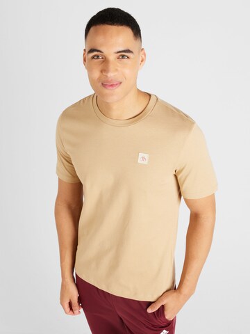 T-Shirt SCOTCH & SODA en marron : devant