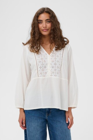 CULTURE Blouse 'CUannbritt' in Beige: voorkant