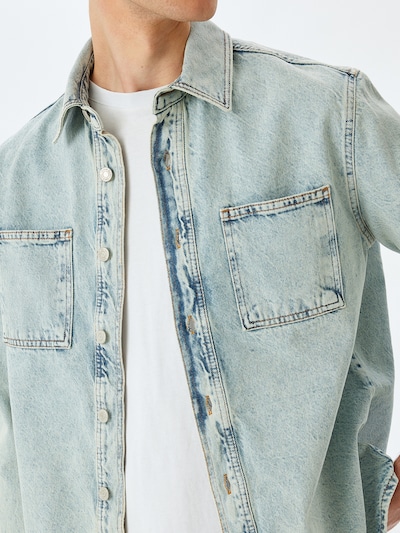 Koton Between-season jacket in L in Blue denim, Item view