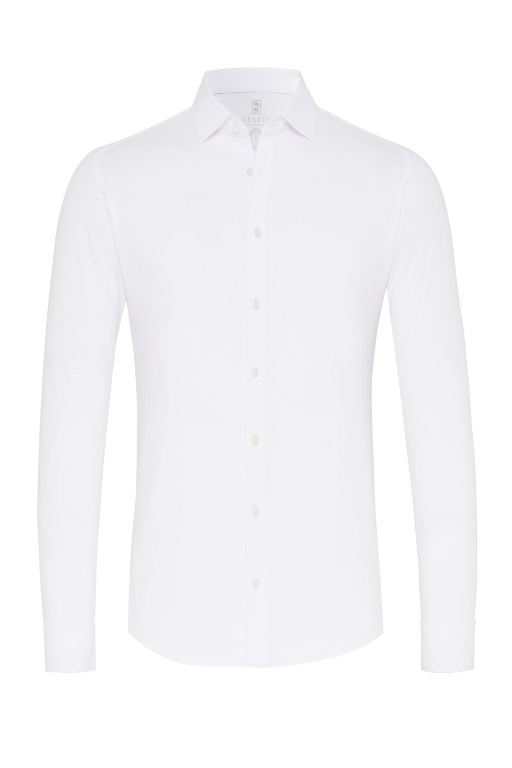 DESOTO Slim fit Overhemd in Wit: voorkant