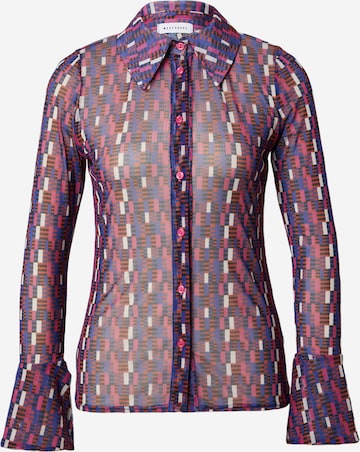 Warehouse Blouse in Pink: front