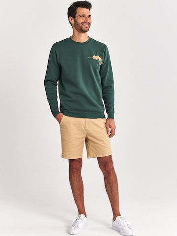 Shiwi Sweatshirt 'Cameleon' in Groen