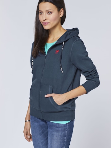 Polo Sylt Zip-Up Hoodie in Blue
