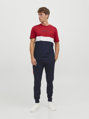 Maglietta 'REID' di JACK & JONES in rosso