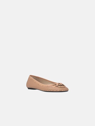 PINKO Baleriny 'PINKO MAX 11 BALLERINA NAPPA Scarpe' w kolorze beżowy: przód