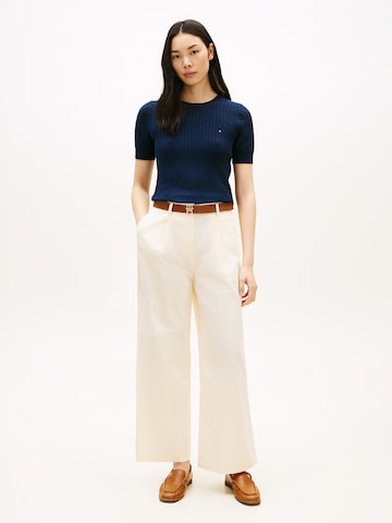 Wide Leg Pantalon TOMMY HILFIGER en beige