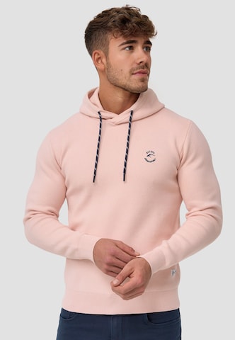 INDICODE JEANS Sweatshirt 'Longview' in Pink